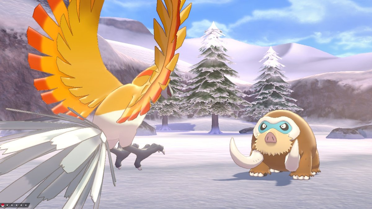Gen_3_Trainer's tweet photo. ✨️Shiny Ho-Oh✨️
My first shiny for #DAWeekend
Shiny Ho-Oh in Pokémon Sword. I didn't do much hunting this DA Weekend so I'm honestly surprised I got Shiny Ho-Oh without phasing. https://t.co/ShXycg3Vcm