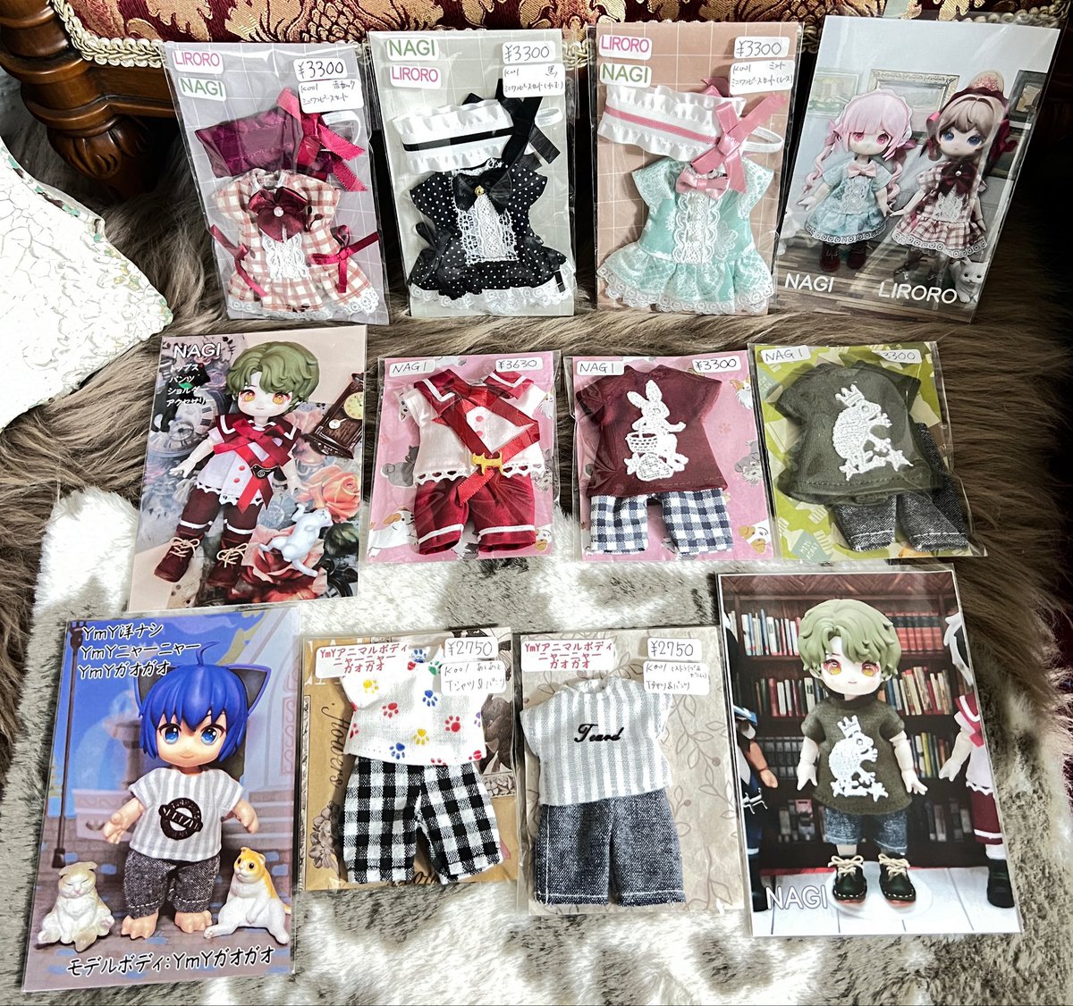 しお様 ③ セット 黒船屋様 @kurofuneya_doll より追加納品を頂きました✨️ 今回は