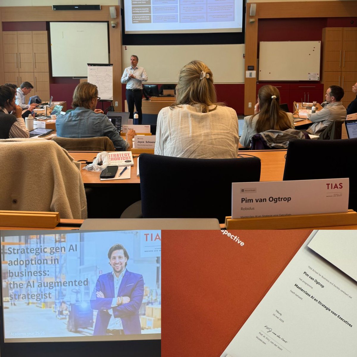 JeroenDeFlander's tweet photo. Last week, we gave the Strategy &amp; AI masterclass at TIAS. Great conversations and valuable insights around AI, strategy, and the future of organisations.

📅 Next masterclass: September 21. https://t.co/eYM2qwCW8v