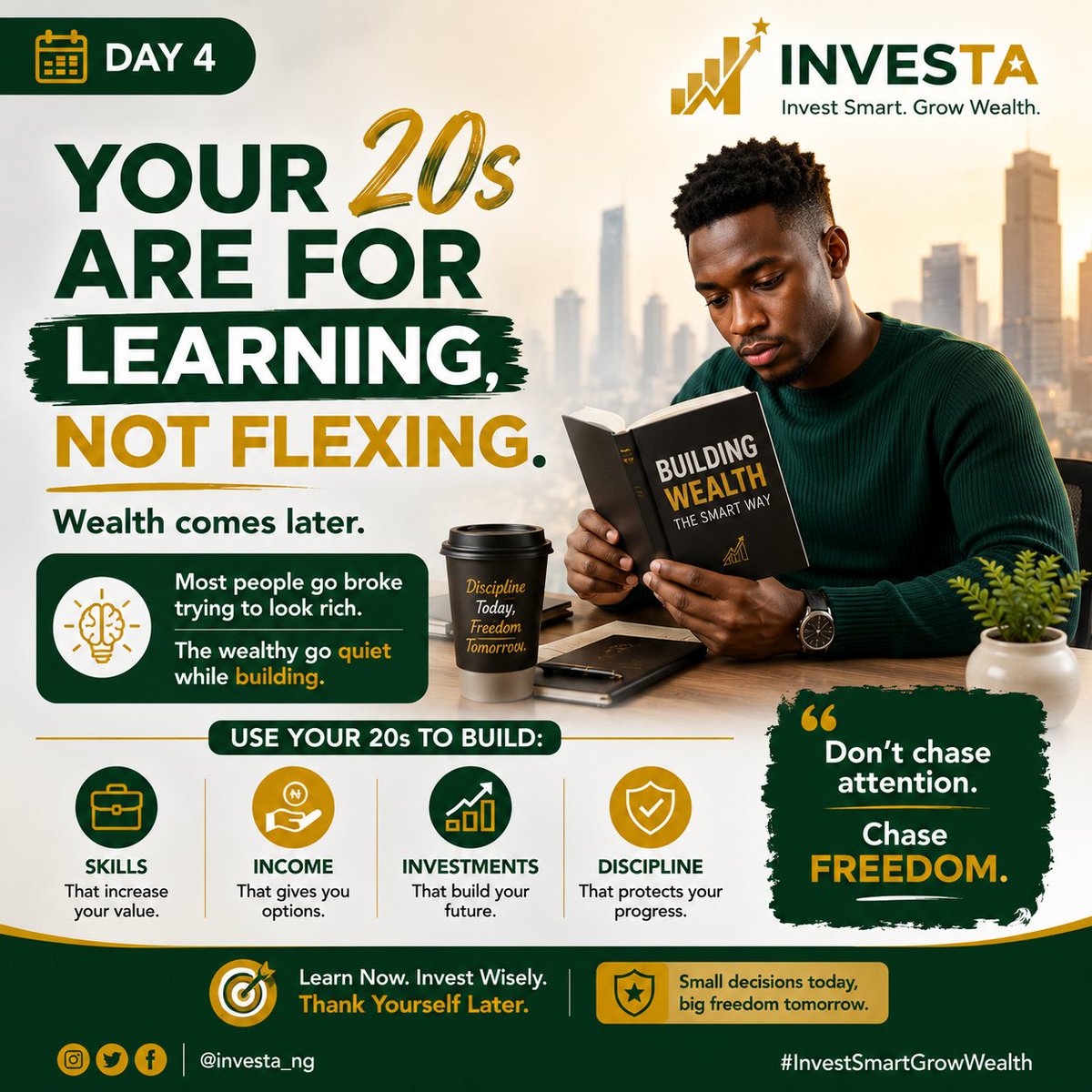 FideCrypt's tweet photo. Most people go broke trying to look rich.
The wealthy go quiet while building.
Learn how money works now.
Your future self will thank you. https://t.co/E9c0qE7vWq
