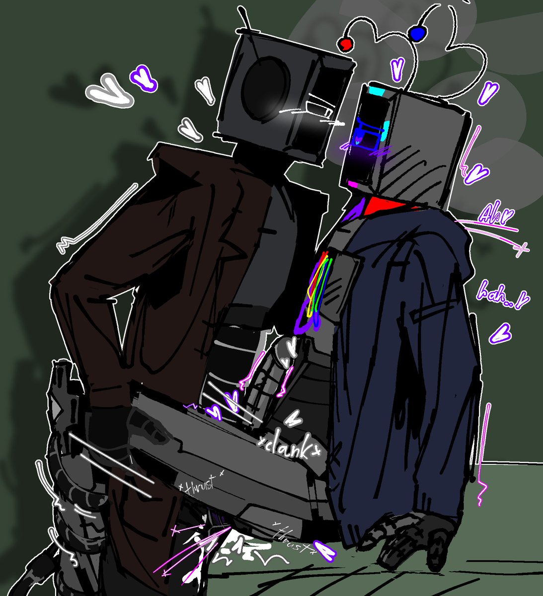Zireplay's tweet photo. Anchor no thats not how you repair a robot 

@Chris_18AD hi again for billion times https://t.co/IenesZtaV2