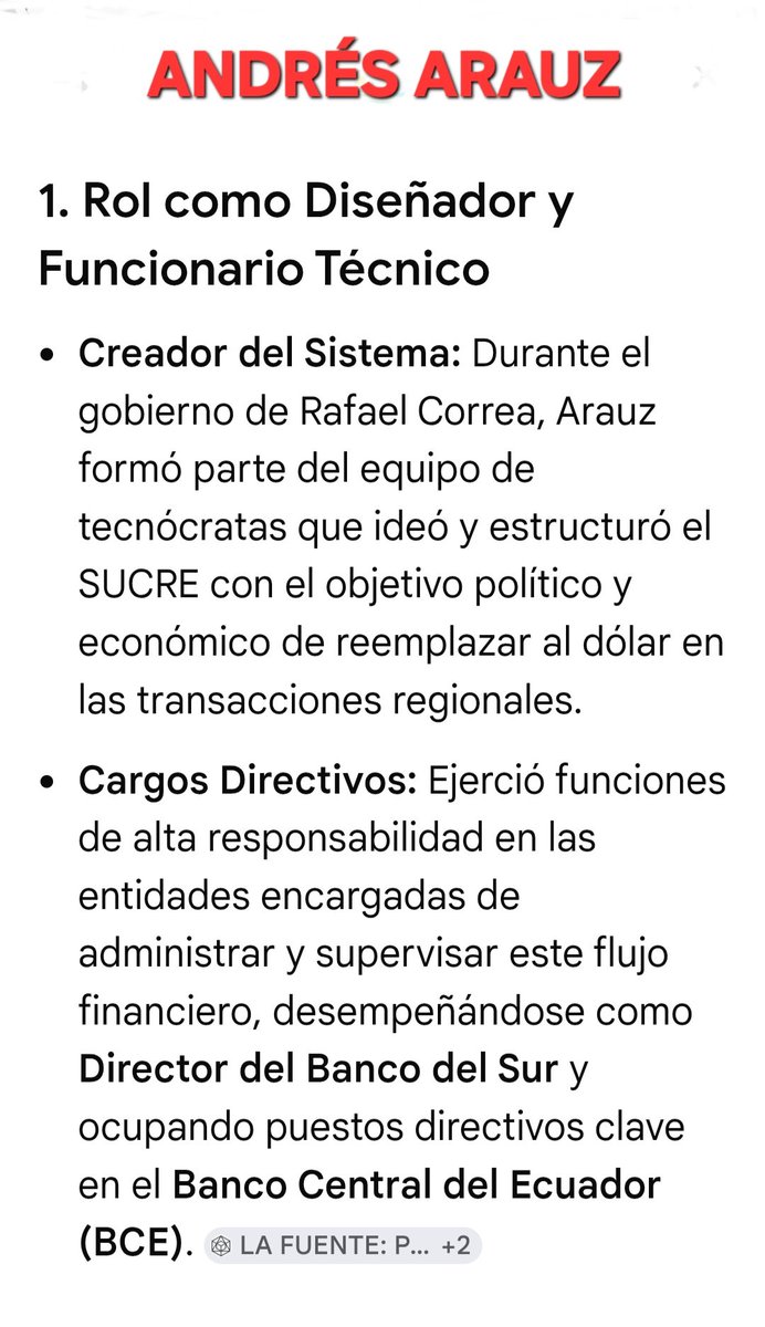 Ritt0124's tweet photo. @ecuarauz Tus Delitos: el Sistema SUCRE https://t.co/lTozNukXRi