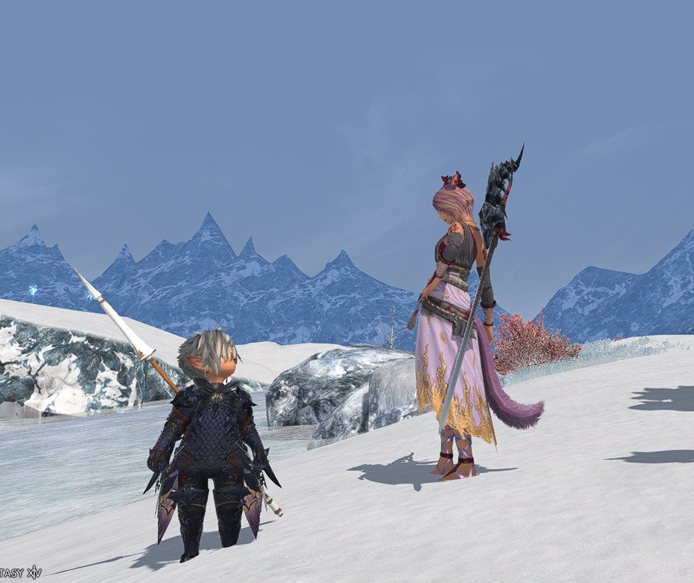 SrinityFF's tweet photo. Thanks to the free login campaign, I got to play ff14 with my daughter's lala for a bit. ❤️ I keep trying to get her to resub but alas, no luck. I'll take what I can get. 😺
#miqote #Au_Ra #lalafell #FFXIV #family https://t.co/bYdXROVH6u