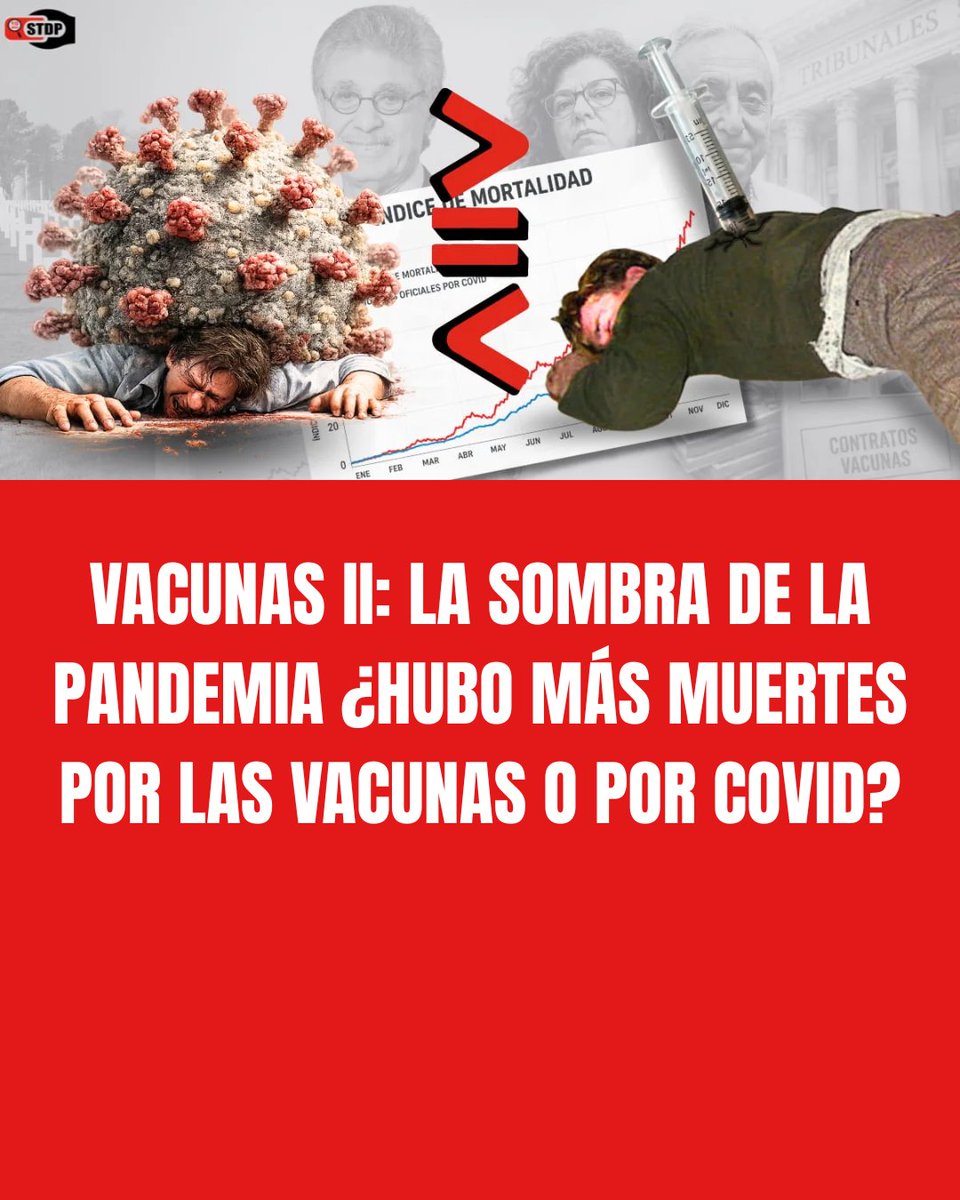 Strip_DelPoder's tweet photo. 💉 VACUNAS II: LA SOMBRA DE LA PANDEMIA ¿HUBO MÁS MUERTES POR LAS VACUNAS O POR COVID? 💉

En esta investigación analizamos uno de los debates más polémicos y silenciados de la pandemia: el verdadero impacto de las vacunas contra el Covid y el manejo sanitario que se impuso a nivel mundial 🌎⚠️. Revisamos estadísticas, estudios internacionales y datos de exceso de mortalidad para poner bajo la lupa las decisiones políticas, médicas y farmacéuticas tomadas durante esos años.

También abordamos cómo determinados tratamientos alternativos fueron descartados o bloqueados, mientras se impulsaban campañas masivas de vacunación con productos aprobados de emergencia 💊🔎. Desde Striptease del Poder planteamos preguntas incómodas sobre el rol de laboratorios, gobiernos y organismos de salud, en una investigación que busca abrir el debate sobre un tema que todavía genera fuertes controversias.

👉 https://t.co/wfEIWzrDdp

🗞️ En https://t.co/hlNi051JYj investigamos y publicamos lo que otros callan.
Sin pauta, sin sobres ni sponsors.
Apoyarnos es invertir en controlar al poder real.
💪 Sumate con tu aporte al alias: aportesstripdelpoder
🔗 O suscribite en: https://t.co/tJoqDJ5eSG
#Vacunas #Covid #Pandemia #Salud #BigPharma #Investigación #Debate #PeriodismoIndependiente