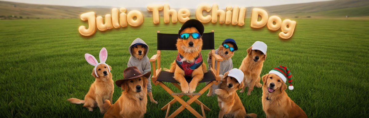 braindotdev's tweet photo. Julio is going insanely viral on TikTok 

Always wearing his sunglasses and a different cap People calling him the “chill dog” and making memes of him everywhere 

Perfect animal runner tbh ( name + memeable )    

Community in comments

Tiktok: https://t.co/b11CT5wEOd https://t.co/Z5RMT90yq0