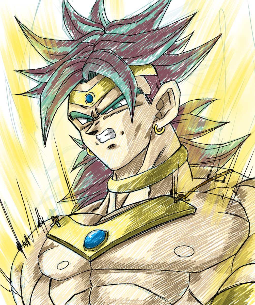 akira_prodesu's tweet photo. 🥦︎🥦🥦
 #ドラゴンボール #イラスト #ブロリー https://t.co/N4HKPv6uS9