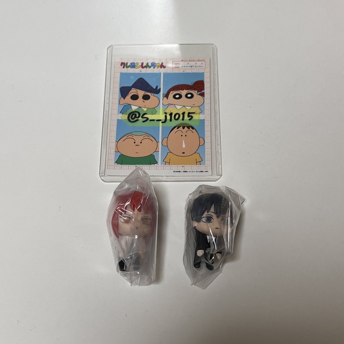 s__j1015's tweet photo. チェンソーマン つまんでつなげてマスコット つまつな めじるし ガチャ 交換 譲渡

【譲】アキ⛓️、マキマ⛓️

【求】暴力の魔人、コベニ 🦀>⛓️

纏めての交換、条件の良い方優先
郵送にてお取引

お声がけお待ちしております🙇‍♀️ https://t.co/jeYPgAbF9y