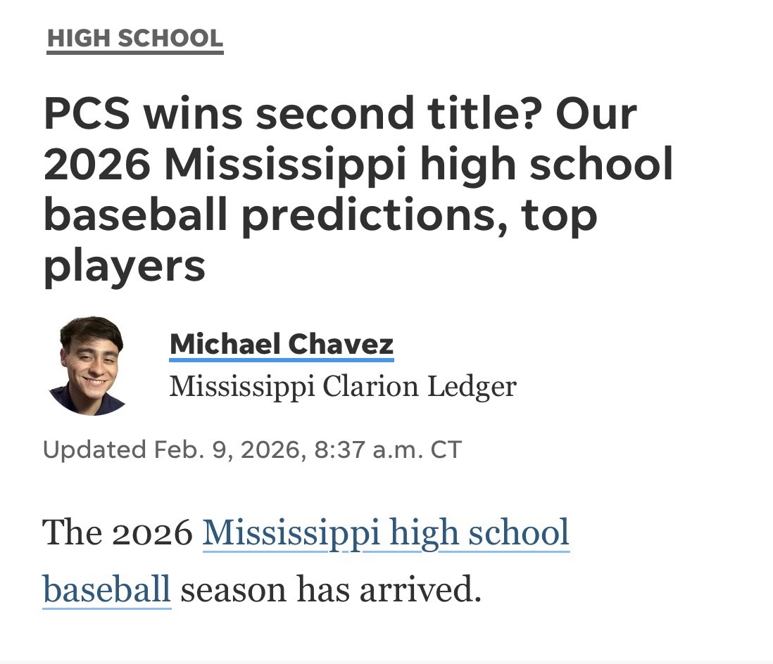 MSPreps's tweet photo. Back in February, the Clarion Ledger made 3 predictions into the MHSAA, MAIS season. 

- Magnolia Heights begins, ends season No. 1 (didn’t lose to an MS team).
- Petal would win 7A (won title 2-0 over Oxford).
- PCS wins MHSAA title year after MAIS (beat Booneville for 3A): https://t.co/iiXdYM533E