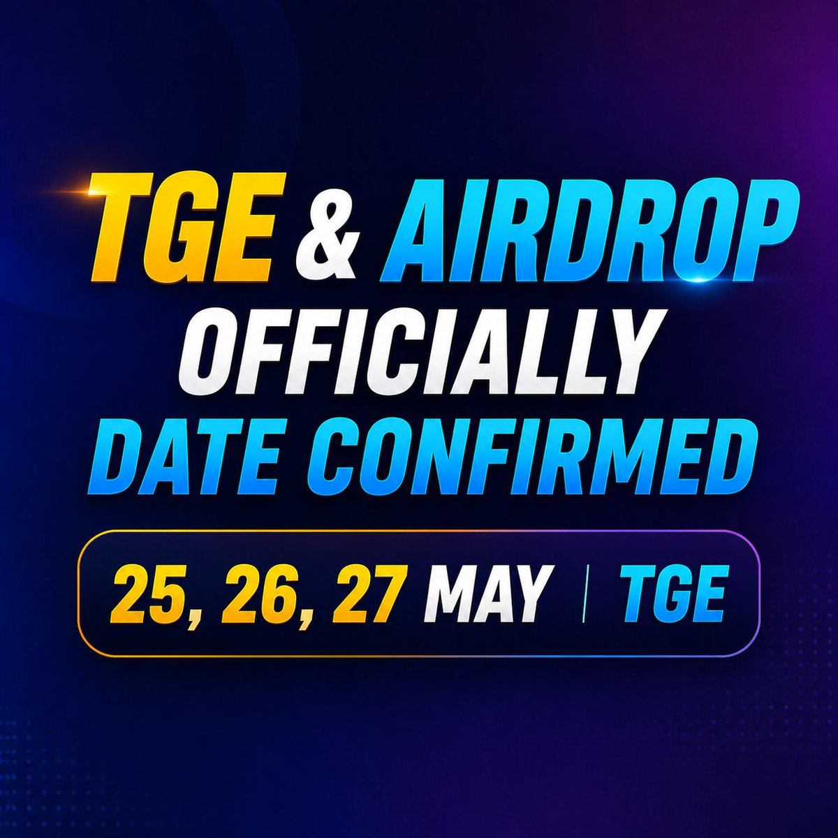 Arjun_amre08's tweet photo. Official TGE, Airdrop &amp; Listing Dates Confirmed! 😱

📅 25 May — $SLX Listing
📅 26 May — $CTR Listing
📅 27 May — $DROPEE Listing

All three projects have officially confirmed their dates 🔥

Now tell me… which project are you most bullish on? 👀
And how much profit are you https://t.co/URxsX5JrTn
