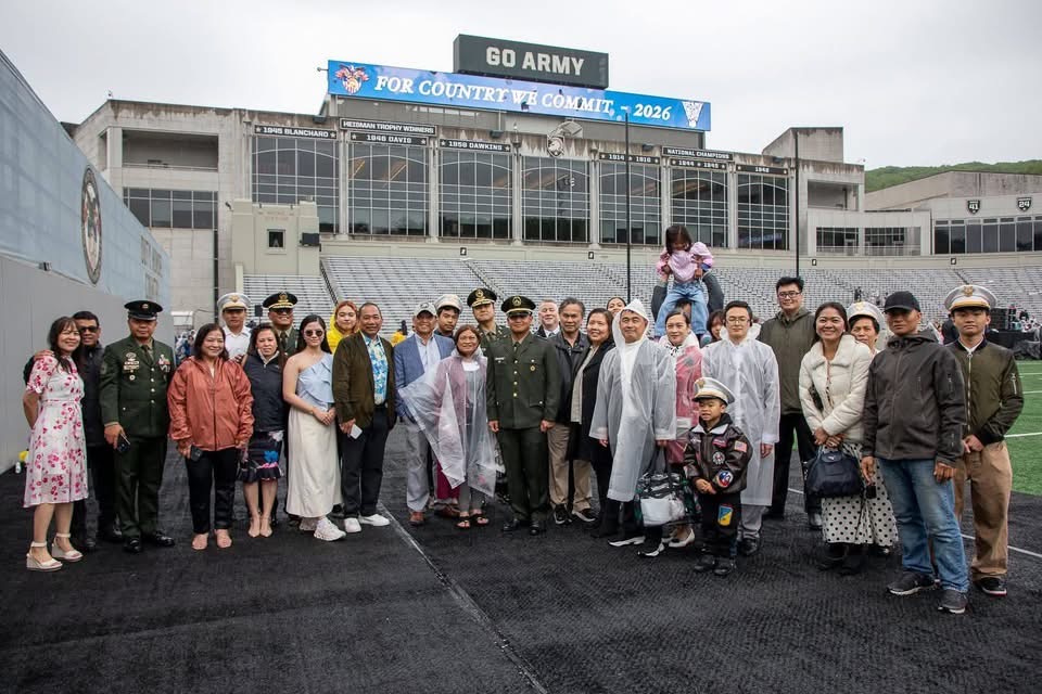 AFPCRS's tweet photo. PMA CADET GRADUATES FROM USMA CLASS OF 2026
#OneAFPOnePhilippines
#StrongAFPStrongPhilippines
#OurSeasOurRightsOurFuture
#ProtectingtheSeasSecuringOurFuture
#AFPyoucanTRUST
#MatatagNaSandigan 🫡🇵🇭 https://t.co/HbjqAQsfhY