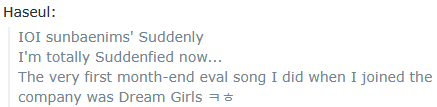 litell_johnn's tweet photo. Chat highlights: The I.O.I release has Haseul reminiscing (260524)

Text links:
https://t.co/p1g9ztmE4L https://t.co/jfU6KTG1UU