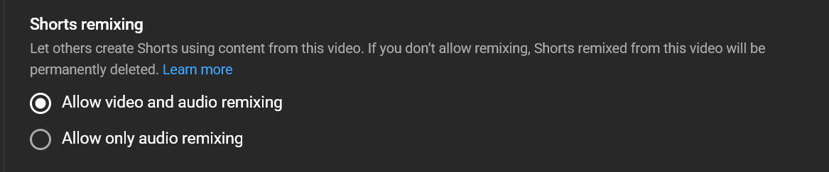 RedBeastVFX's tweet photo. @YouTube Many of your creators do not support generative AI and making it so that our Shorts are fed into your AI remix with no way of fully opting out of it is incredibly infuriating. 
LET US FULLY OPT OUT! https://t.co/duI9jRDEL3