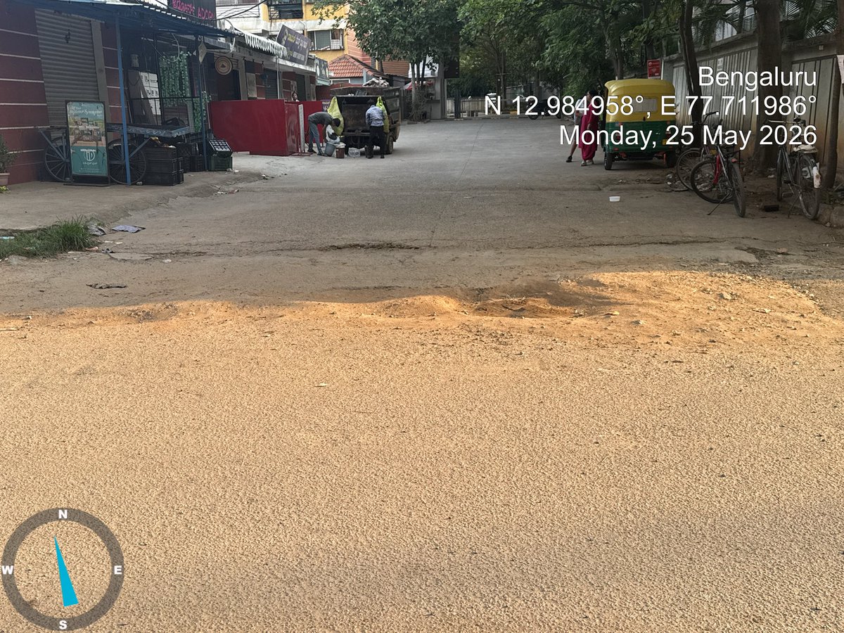 vravikanth's tweet photo. @ICCCBengaluru recently BBMP has dug up the road and they never laid back the road. It’s on the euro school road. Also, road isn’t being cleaned by @GBA_office at all. Requesting for intervention &amp; action @bbmpcommr https://t.co/YLeAlOCM5P