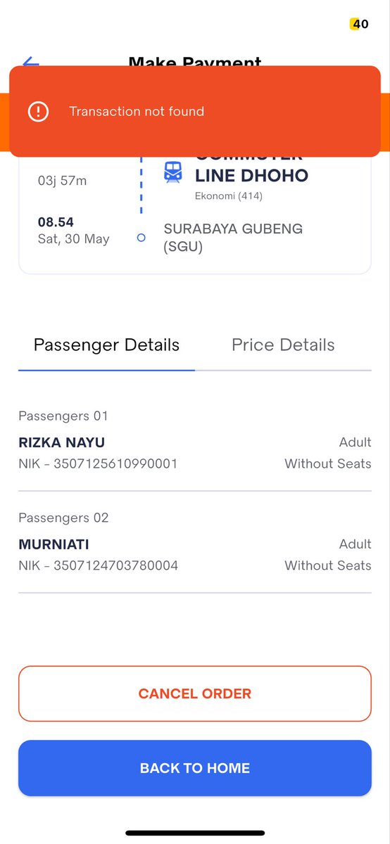 machiatea_'s tweet photo. @KAI121 admin ini gmn ya kok gabisa dicancel? Saya mau booking lagi jadinya gabisa https://t.co/eOJU42joH0