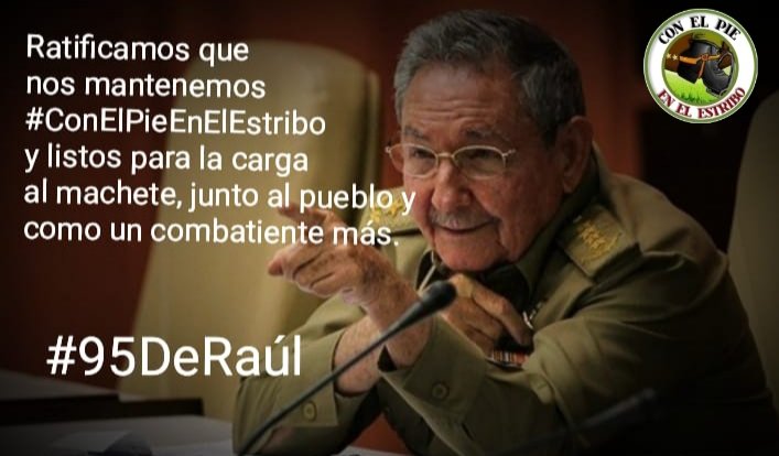 PieEnElEstribo2's tweet photo. Su legado de resistencia ante las amenazas y agresiones ... ha sido fundamental @DiazCanelB
👉Que lo sepan : ¡Aquí no se rinde nadie!

Like , RT sí defenderías a Cuba #ConElPieEnElEstribo 
#95DeRaúl https://t.co/gdGGUfp12A