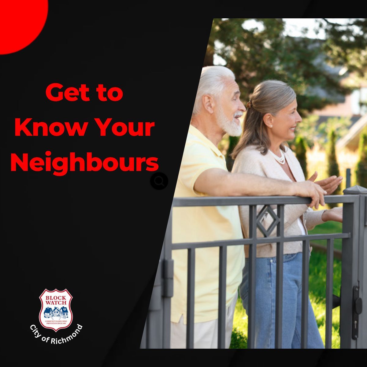 RmdBlockWatch's tweet photo. 🏠 Better Together: Strengthen your street!

Did you know a connected community is safer? Knowing people on your block deters crime. When you and your neighbours watch out for one another, suspicious activity has nowhere to hide.

🔗 https://t.co/7t8haN2cOb https://t.co/rfRjOpJFLU