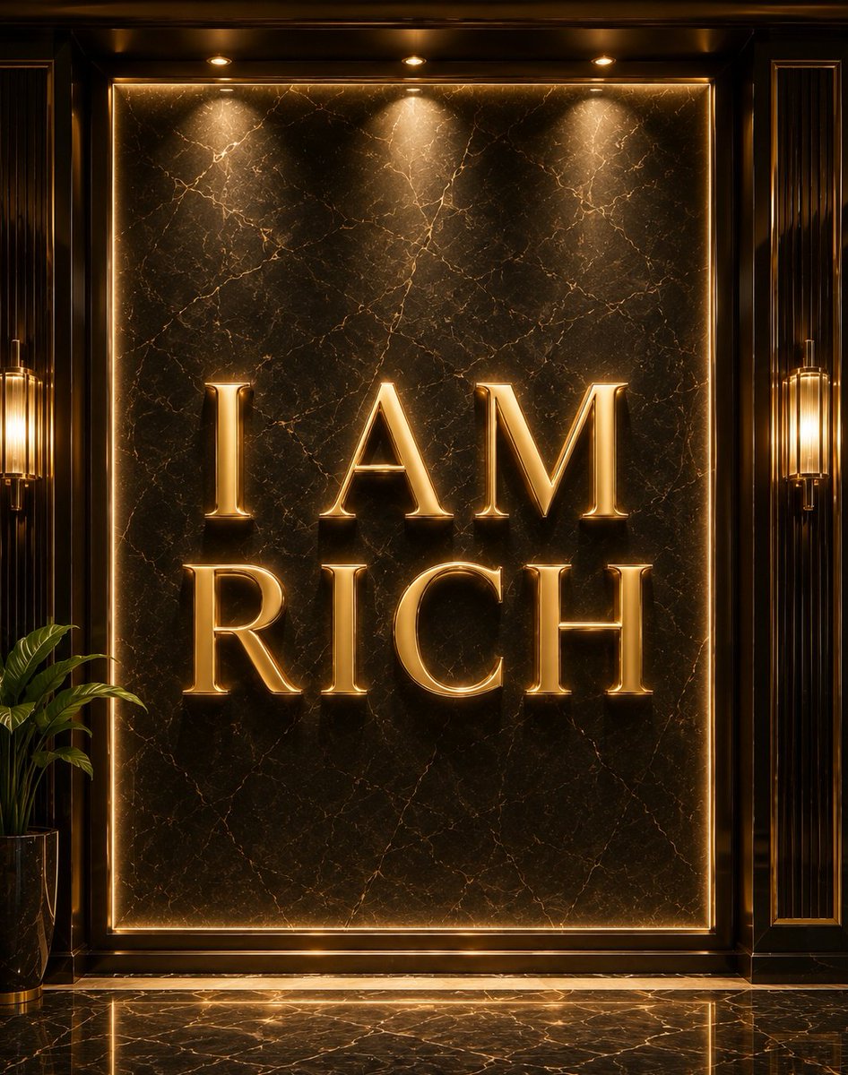 imoneymantra's tweet photo. Write it until it becomes your truth:

"I AM RICH."

Not in pencil - ready to erase when things get hard.

In permanent ink. Refusing to let anyone change a word.

Comment "I AM RICH" like it is the title of your life story. 💰 https://t.co/Jr3VwMlZDN