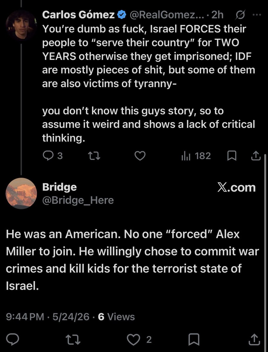 FeRjS18's tweet photo. @RealGomezMedia @sneakytits85 @haaretzcom 👇👇👇 plus let’s just say ur right and he didn’t kill kids, he’s still choosing to join and be on the side of the IDF https://t.co/4MzwJdXYc3