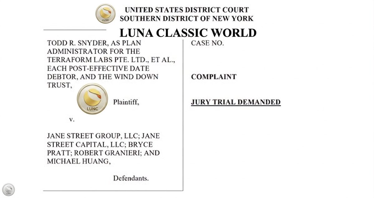 LunaClassWorld's tweet photo. 🚨THE DECISION IS DRAWING NEAR!🚨 
If we win this case, we will make history. 

This isn't just any legal victory—it is the catalyst we have all been waiting for! 

Confidence returns in massive waves
Major capital floods into the market
Our burn mechanisms kick into overdrive https://t.co/xlvZGEiSO2