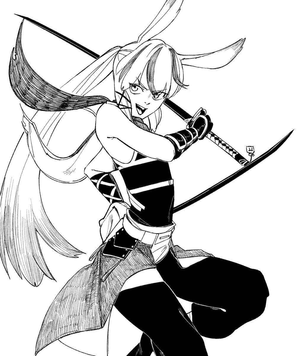 uncle_zah's tweet photo. @Rekkatsuki ⚔️🐰
commission for @MrSatanSanVT ! https://t.co/tDl7obpASH