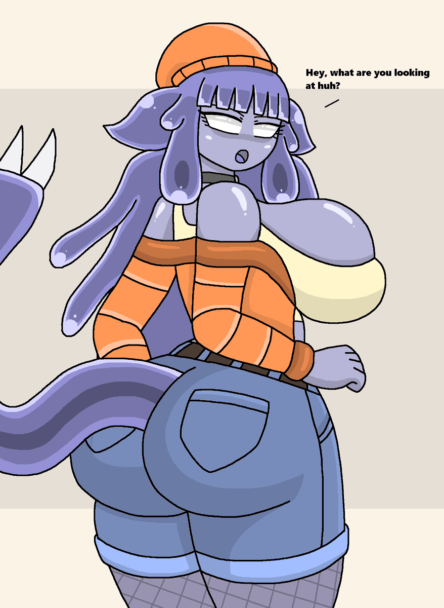 SaucyMatty's tweet photo. @ArtController1 Here is my slime gal named Sarah https://t.co/nWxfCUZa7K