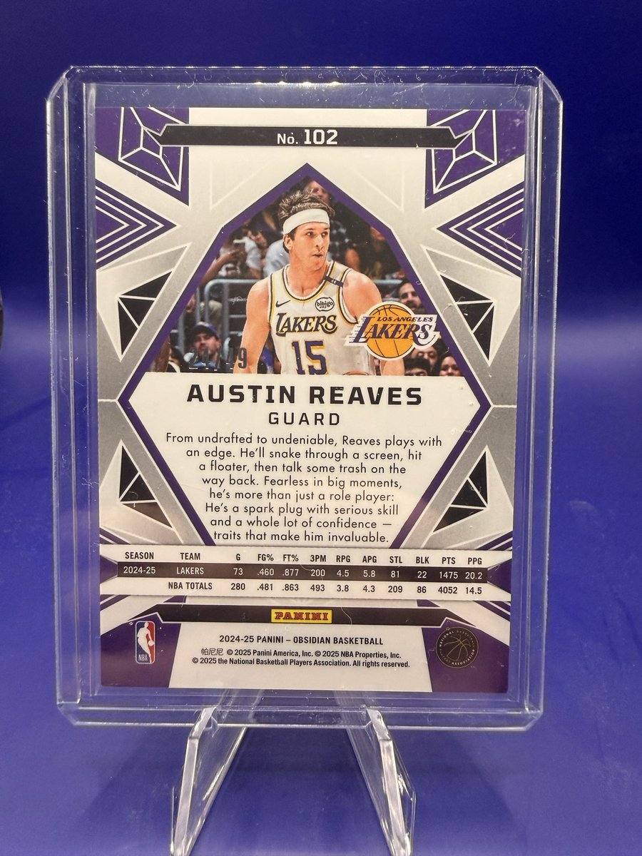 SellThenThink's tweet photo. 2024-25 Panini Obsidian - Austin Reaves Electric Etch Pink Flood /49

$14 shipped https://t.co/8R96ebnn5H