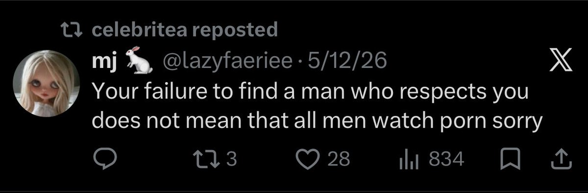 FakePlasticTr3s's tweet photo. @jasmineeazj She believes that not finding a “loving man” is a failure as if it’s a goal that women should have. Yes let’s blame women because men themselves cannot be decent people 👏 male centered women make me laugh https://t.co/qzJWMp2Ip4