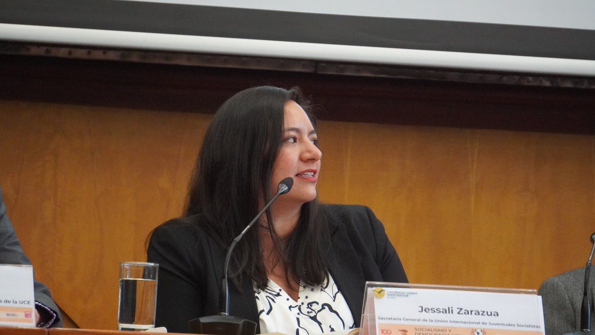 Jessali_Zarazua's tweet photo. Agradezco a @CamiloYepezR presidente de la @Juventud_SE por invitarme al Seminario Internacional "Socialismo y Democracia Hoy", en el marco de los 100 años del @PSEcuatoriano
En la @IUSY_Global estamos en todo el mundo para cambiarlo. https://t.co/fgN5HCabnN