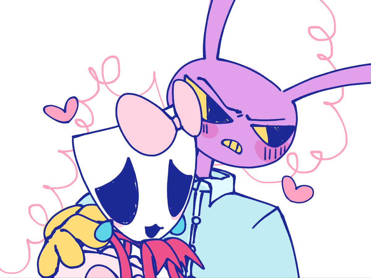 chikucheem's tweet photo. mm concept for next ribbun animation c: 💕 cutesy this time!

#ribbun #gangle #jax #tadc https://t.co/9u1kh71s8I