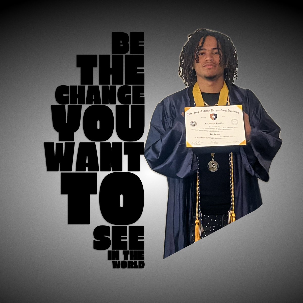 intensehoops813's tweet photo. So Happy I’ve Graduated 
Now I’m on to the next chapter https://t.co/nz6H3BWlKA