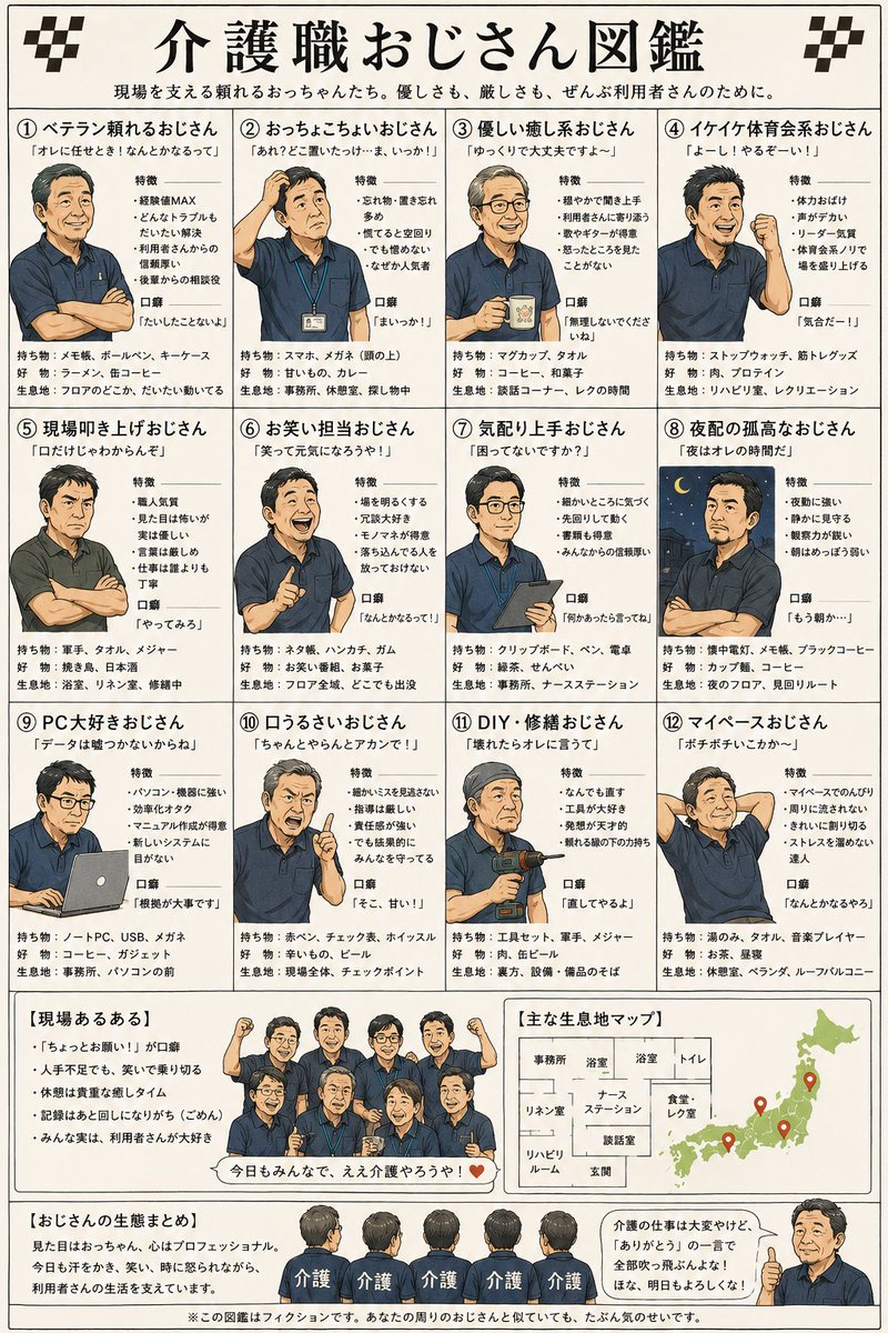 キラ珍(キラキラ介護珍宝仔団) tweet media