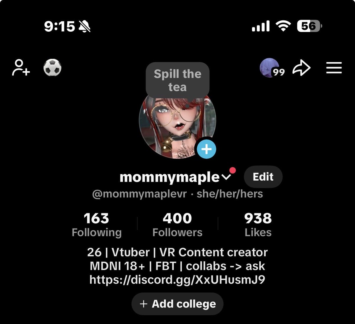Mother__maple's tweet photo. WE HIT THE BIG 400!!! Thank you guys!! https://t.co/pkZTd3ma6v