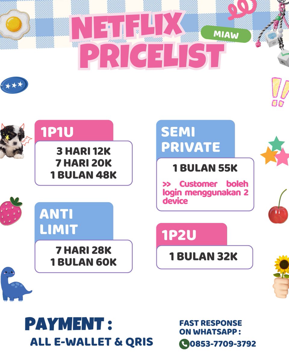 𝐴-ciii : order thru whatsapp tweet media