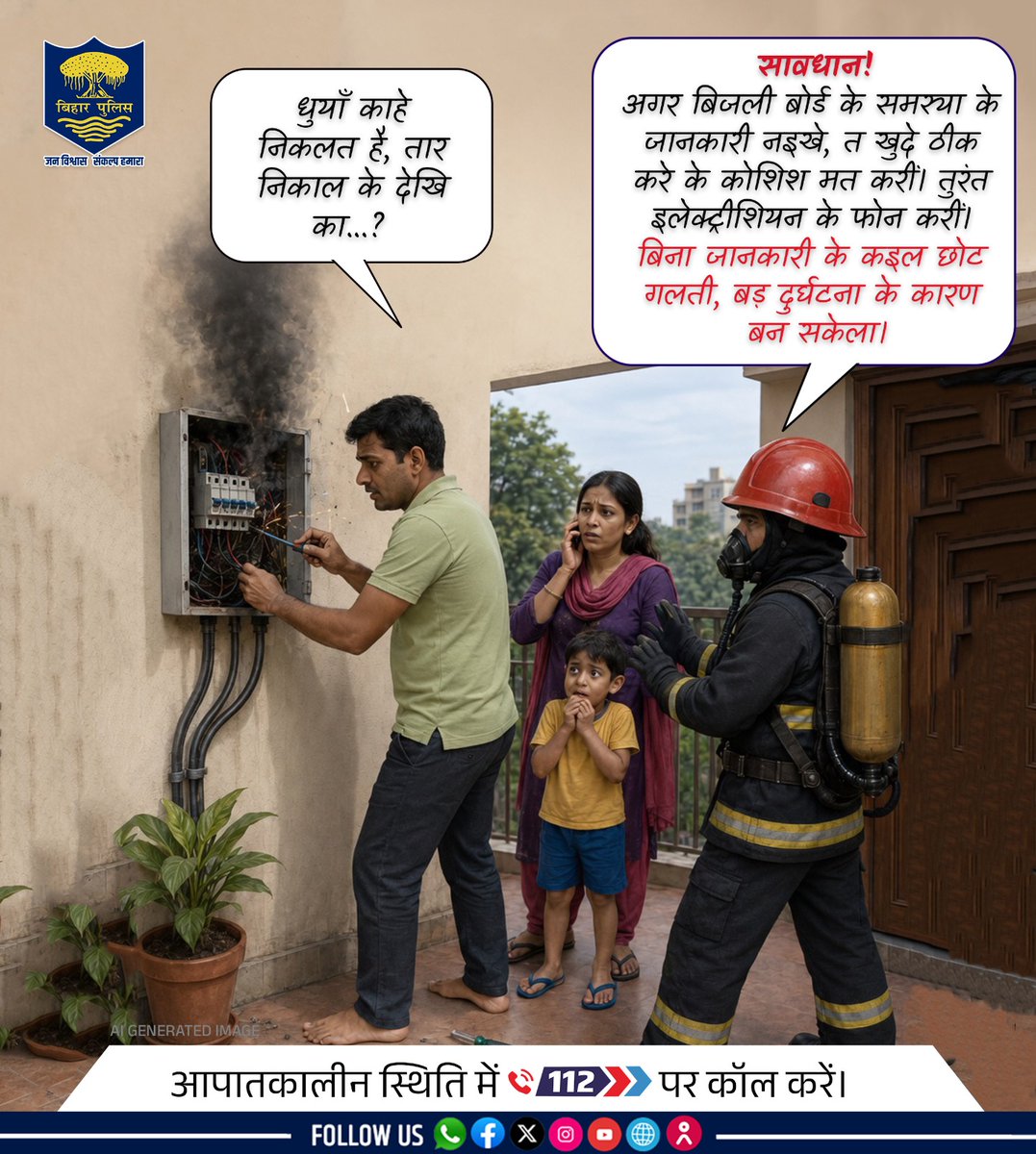 Bihar Police tweet media