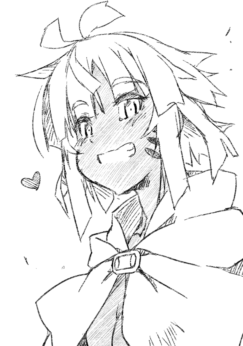 ここ暫く下書きが太マーカーでのゴリ押しばかりでしたので気分転換に鉛筆(=゜ω゜)φ 