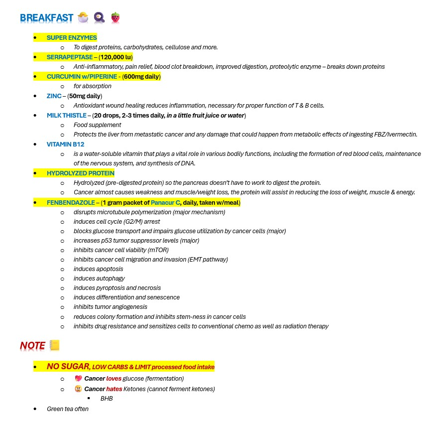 Ivermectinkart's tweet photo. Full day protocol of Ivermectin and Fenbendazole! https://t.co/gbfhJMo94m
