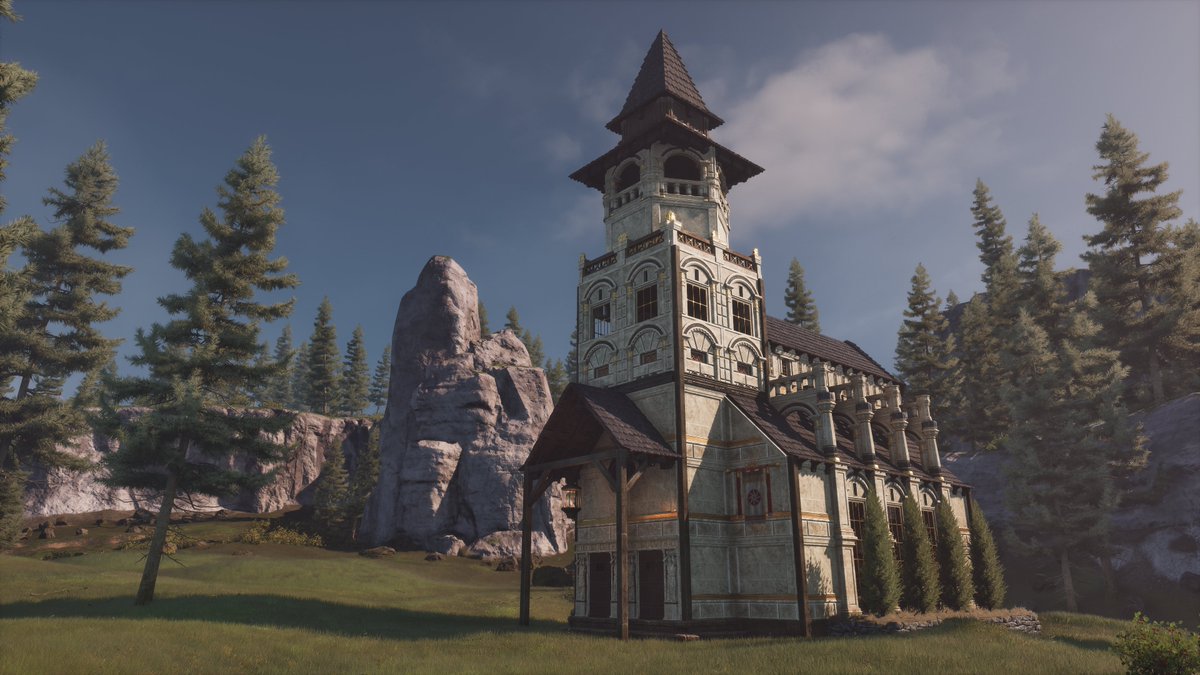 BardenBuilds's tweet photo. Just finished building the Mitra Chapel (no mods) in @ConanExiles. YouTube tutorial should be up sometime tomorrow. Until then check out some of my other builds here! https://t.co/LT0nI44n01

#ConanExiles #BardenBuilds #SurvivalBuilds #Funcom https://t.co/5neYJSgsOP