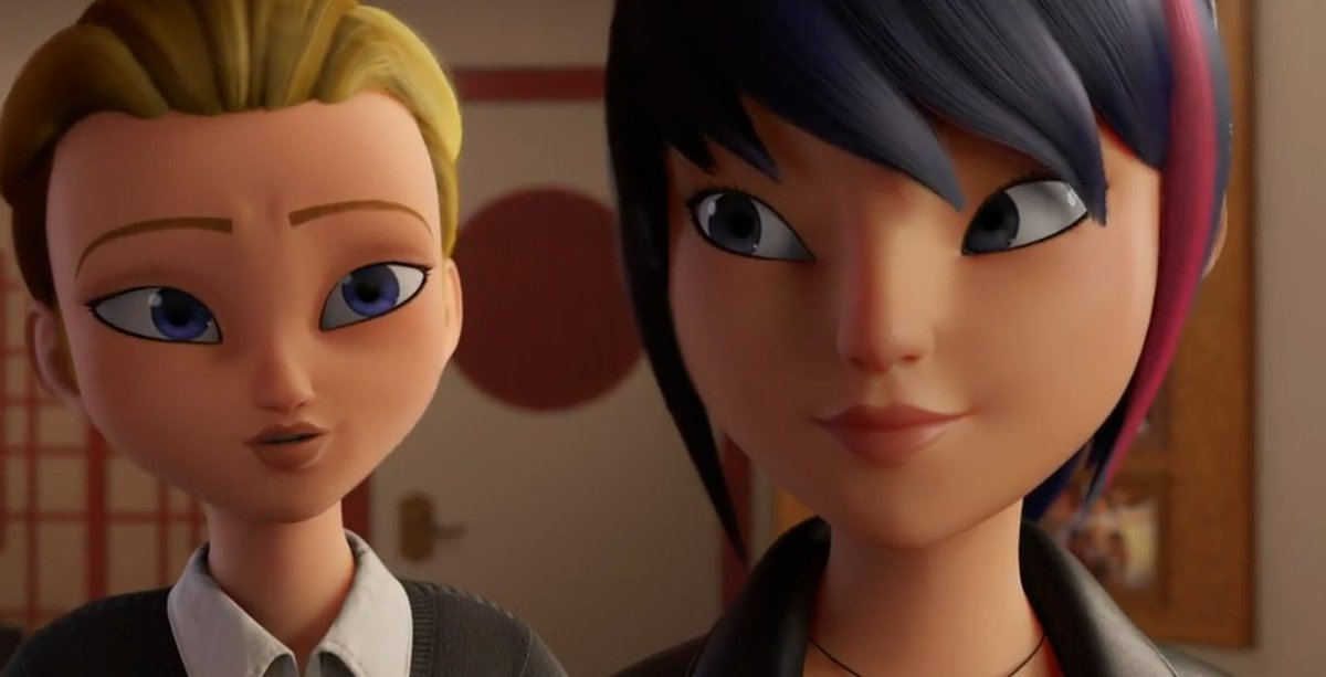 Vespkmn's tweet photo. as we know, in the special Ladybug was in shanghai, inside the series, lila knows this  and coincidentally ladybug was there too, so she decides to travel there, to search for information about why was she there, and why ladydragon went to paris on LAEOT https://t.co/LT5IiGCGKG
