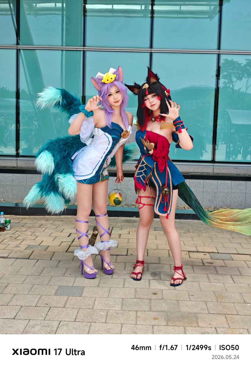 _doaaaaaaaah's tweet photo. #LeagueOfLegends 
#Ahri

영혼의 꽃 온천 아리 &amp; 야간 개장 온천 아리 https://t.co/yatBfwYIsl