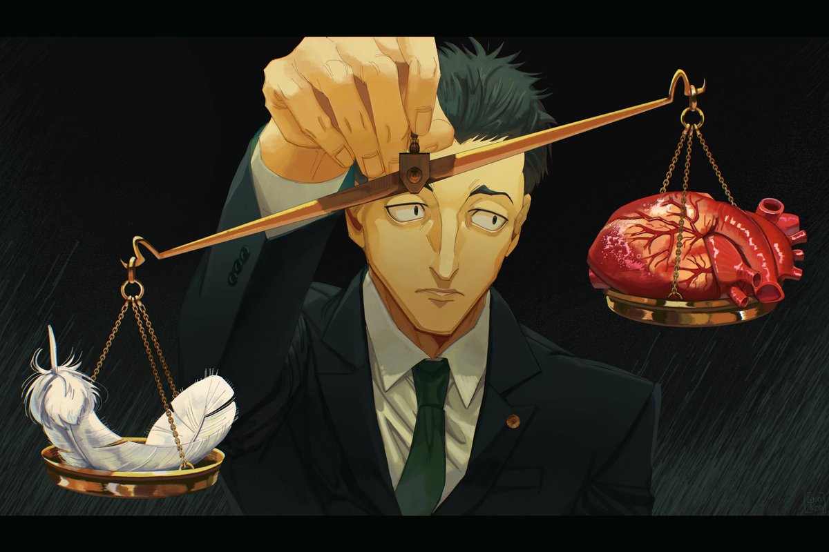 LeunKon's tweet photo. 🪶⚖️🫀 Higuruma https://t.co/Pc8al3nnLm