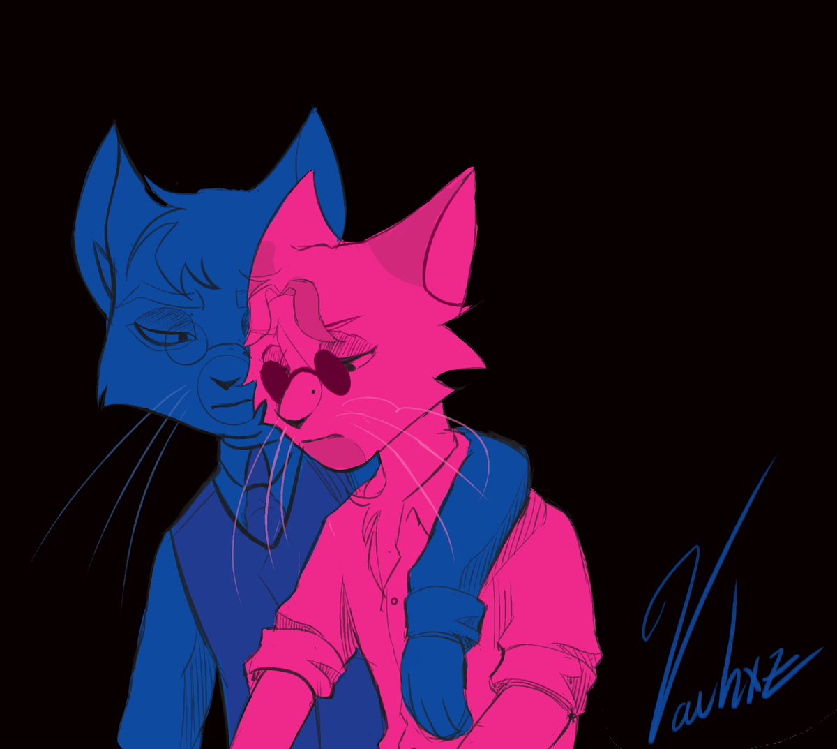 vauhxz's tweet photo. TV cats? ๐๐ฉท #Lackadaisy #LackaOC https://t.co/lsqYfwtKfa
