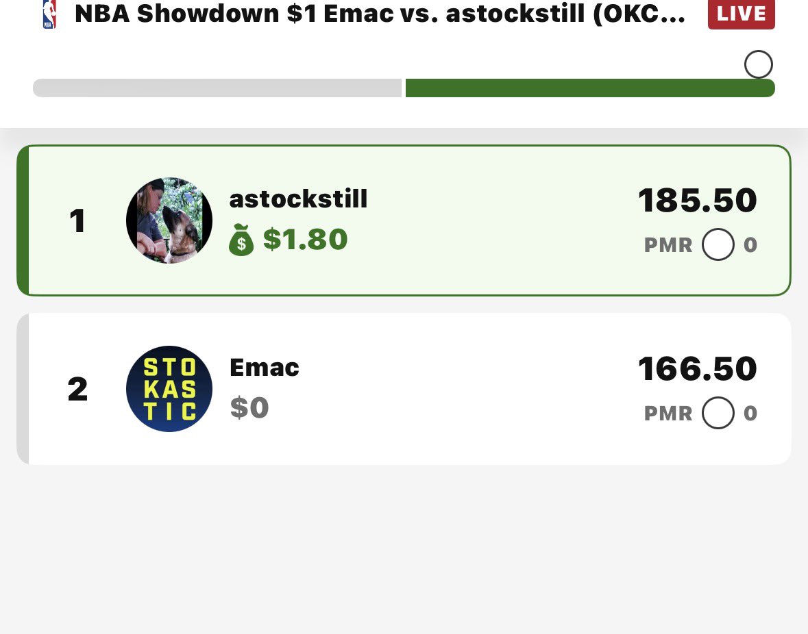Amy70646348's tweet photo. @EmacDFS really ?? I never win on NBA!! Baseball tomorrow! https://t.co/HV8xPoa3KD