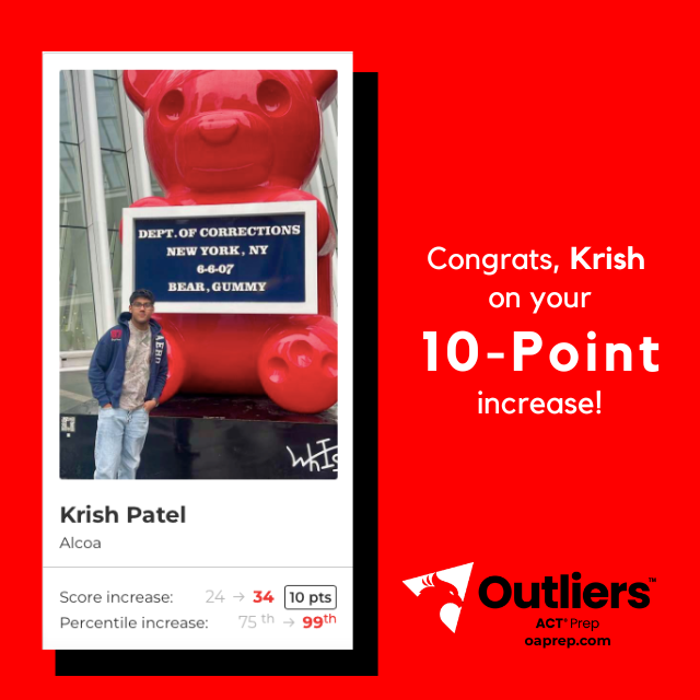 ACTprep's tweet photo. Congrats to Krish Patel from Alcoa High School for increasing 10 points from a 24 to a 34! #act #college #actprep #ACT #tutoring #studentsuccess @_nadernation_ @alcoafootball @alcoasports @AlcoaSchools @ahstornadoes https://t.co/vIvvCy9cav