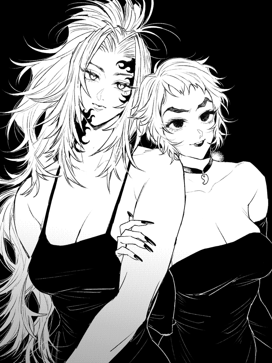 ⚠️女体化注意⚠️
※思想強め

🌙♀・🍑♀
と、シスコン弟たち

♀2人からは多分ファビュラスな香りがします🙋‍♀️ 