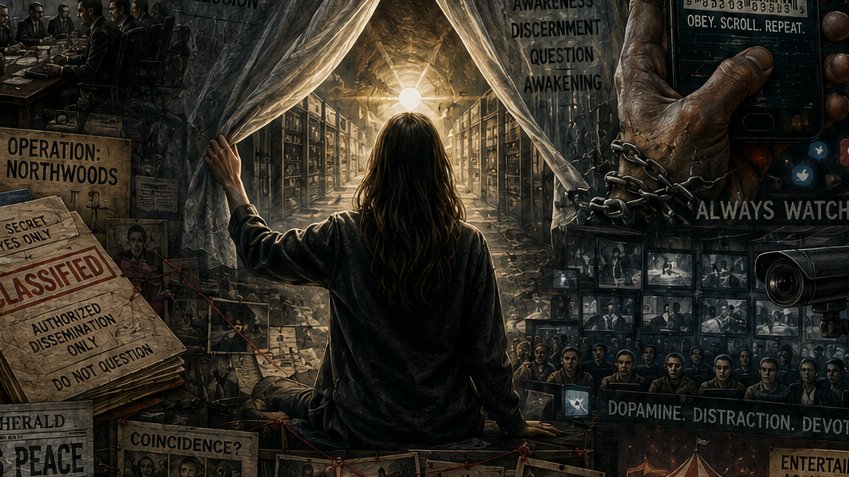 stephthmpsn's tweet photo. She awoke in the blink of artificial light.
Eyes wide in a blind world. 
Hurled down the rabbit hole,
pills pelting at her back. 
Red, white, yellow,
purple, black.
#Judgement sank in seas of gray.
Reality, it slipped away...

But hey, at least she was awake. 
#vss365 #poem https://t.co/P3G9YXQpt4