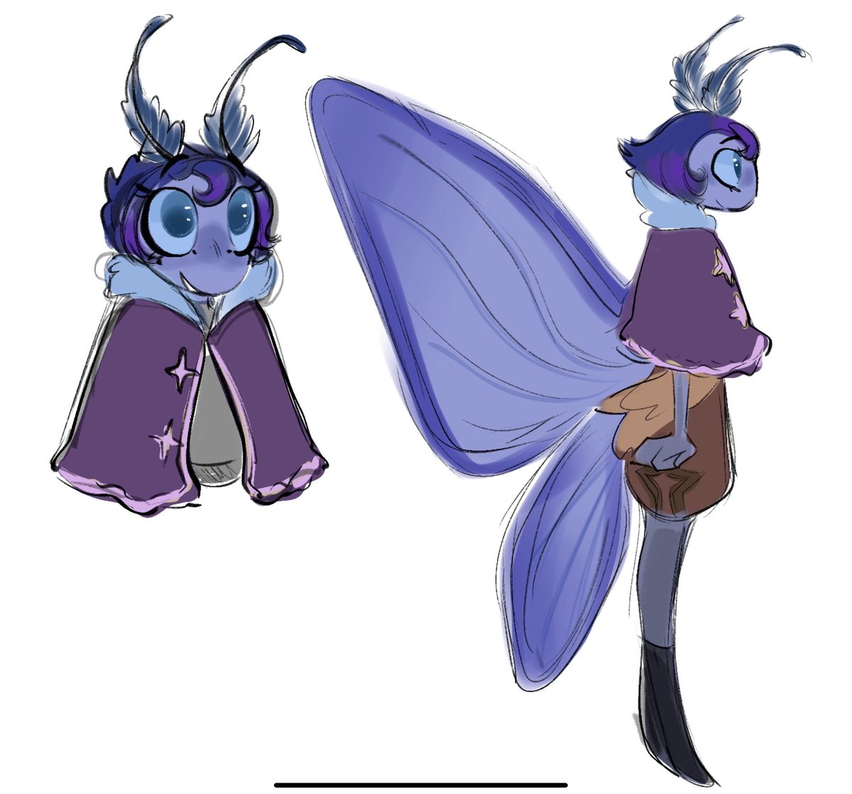 chaotic_hazel's tweet photo. Updated my design for my moth girl :33 
#Moth #Oc #digital #art #fyp https://t.co/mT3GrbOThs