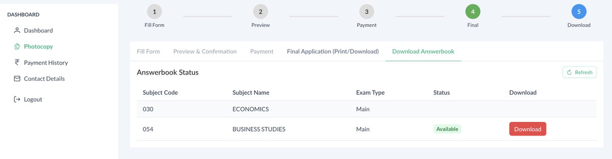 resolution4web's tweet photo. @prashantsgsits @cbseindia29 @dpradhanbjp The same issue is happening with my kid as well, I have applied to obtain photocopies of two subjects but only received one and status says complete, not sure when I'll be able to receive the other one. https://t.co/6w7zvd7n8O