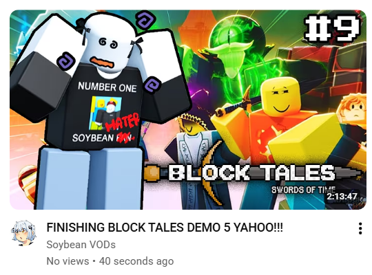 ohsoybean's tweet photo. Block Tales VOD is up. #IForgot https://t.co/FWxCsPBqPL