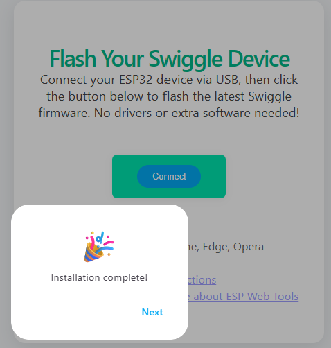 Nomad_Dogs's tweet photo. Flash your device on the website, setup your Swiggle and start chatting... 🤫 https://t.co/lKrjtvCkBb