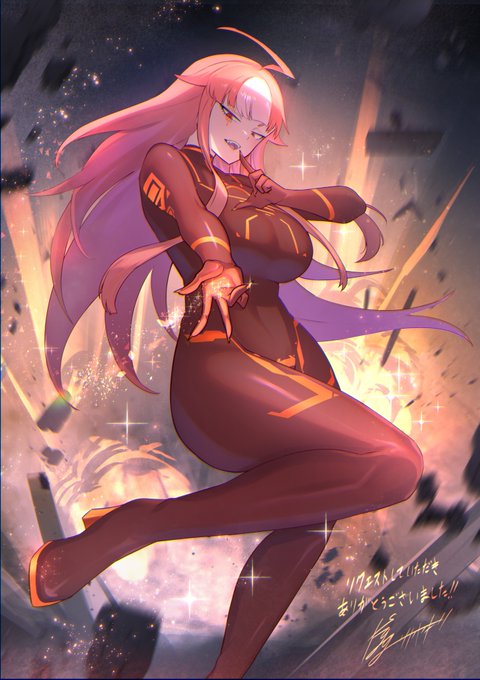 炎と氷の相対的なイメージがとても好き Model:おにぎりうめさん()のOC カンナとハヅキ